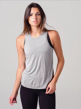 Splits59 Women's Toni Racerback Jersey Top Gray M